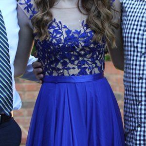 Sheri Hill Royal Blue gown
